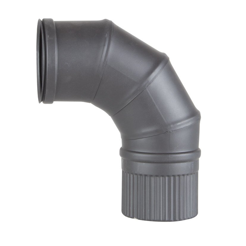 CODO 90 º PELLET INOX PINT GRAF Ø 80 mm