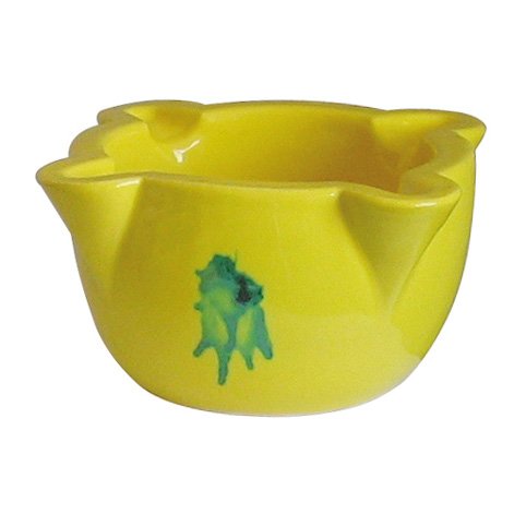 Mortero BARRO Amarillo 20,5X10 CM (s/mano 20,5X10 CM utensilio preparación
