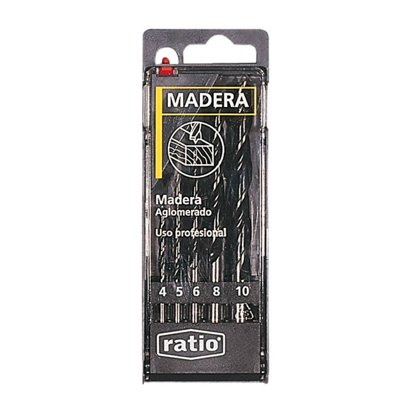 Brocas para Madera Juego 5 RATIO 10 Mm