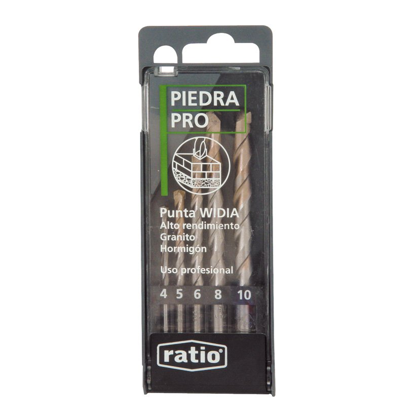 Brocas para PARED PROF Juego 5 RATIO 10 Mm