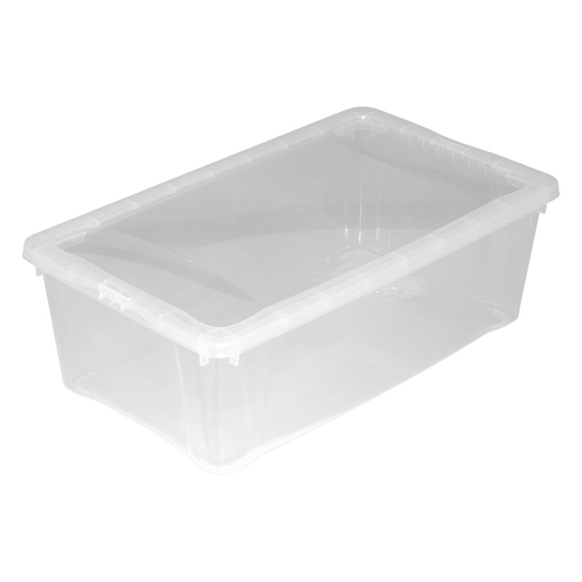 CAJA  MULTIUSOS 5L 33X20XH.11CM TRANSP.