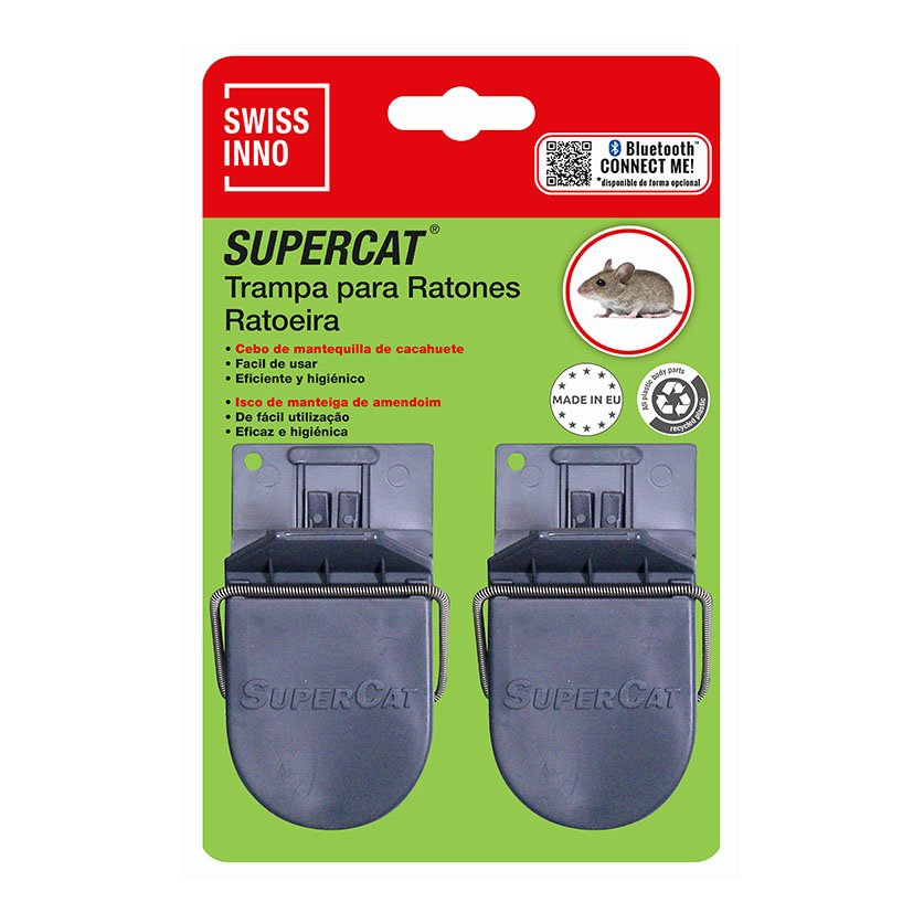 Trampa DE Ratones Supercat 2 UDS insecticida plaguicida