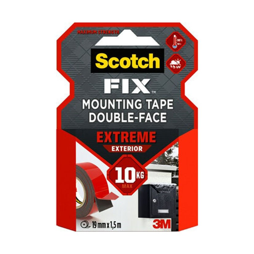 CINTA D/cara Extreme Mounting 19MMX1,5M 3M adhesiva