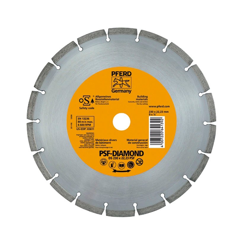 DISCO DIAMANTE SEGMENT.DS 115-22,2 PSF
