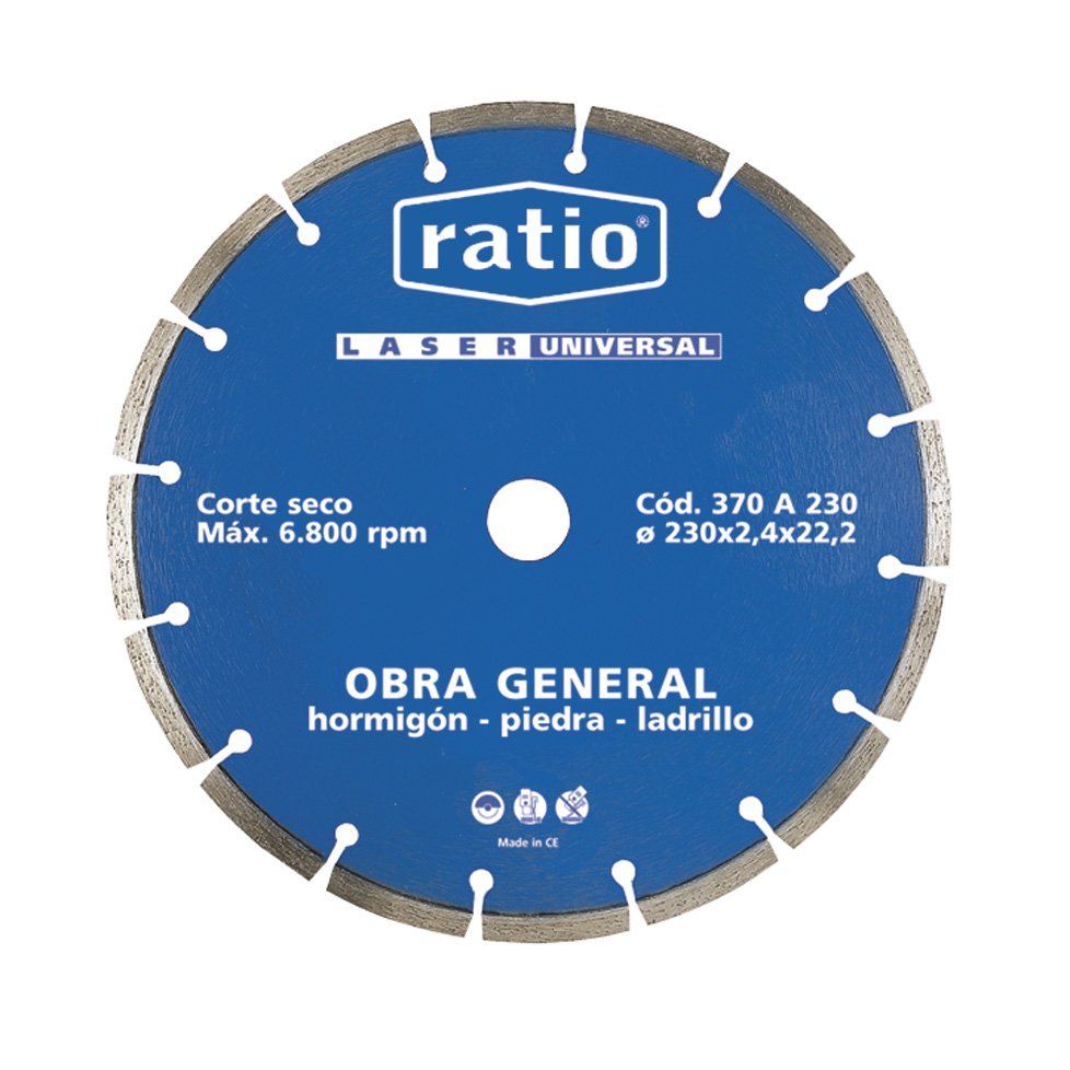 DISCO SEGMEN.UNIVERS.115 MM.RATIO