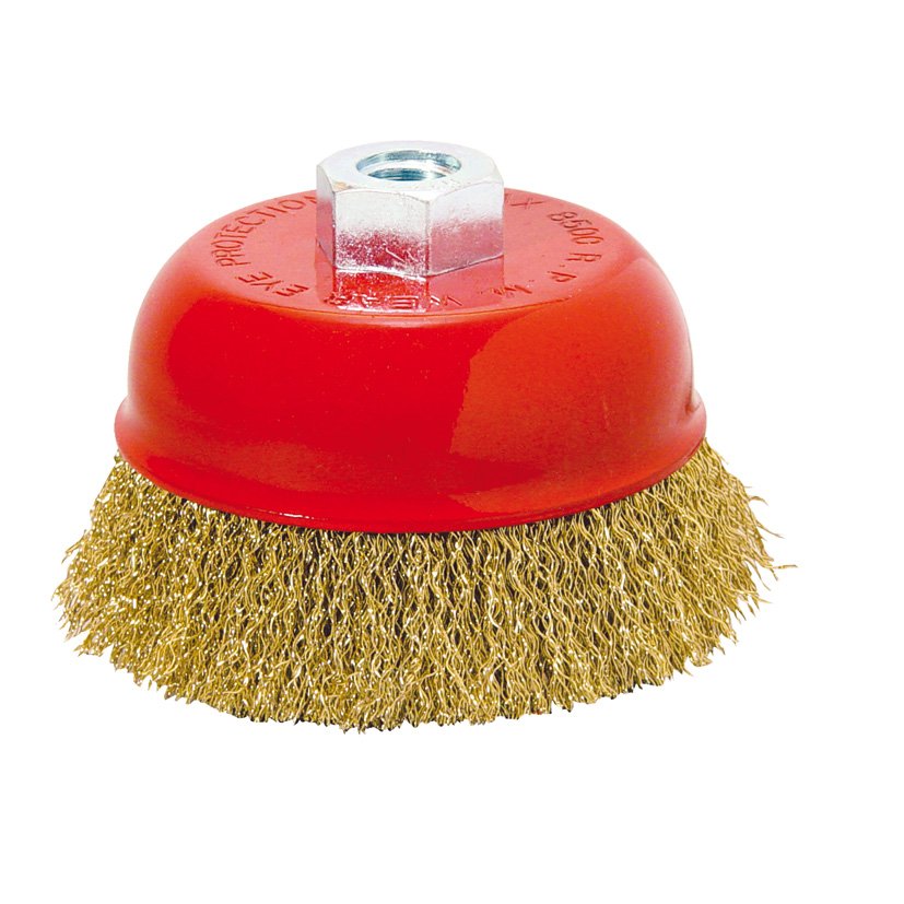 Cepillo TAZA Alambre Ondulado 75 MM RATIO 75 MM abrasivo electroportatil