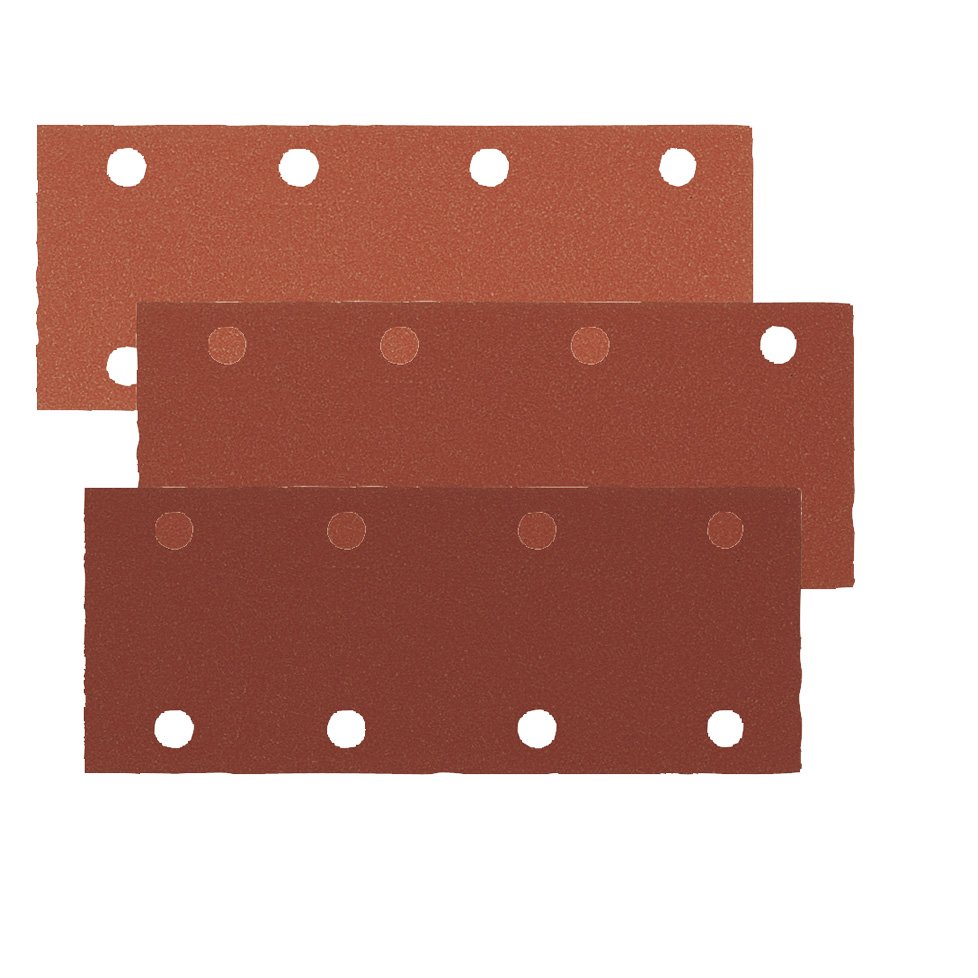 6 HOJAS Velcro Perfor 93X185 Surtid RATIO 93X185 Mm abrasivo electroportatil