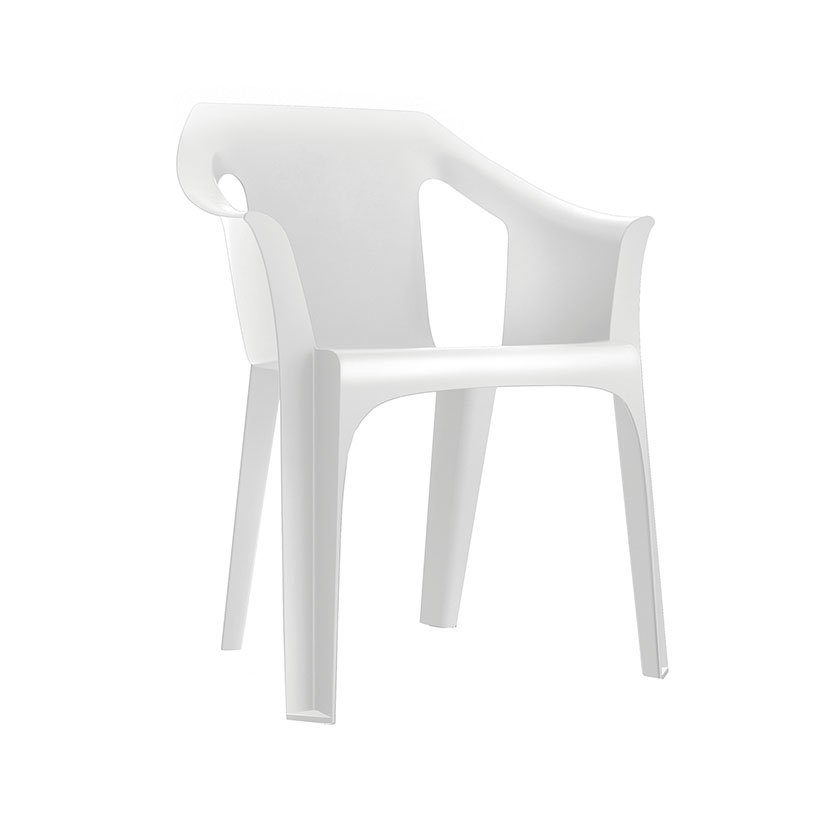 SILLA COOL Blanca Blanco mueble resina