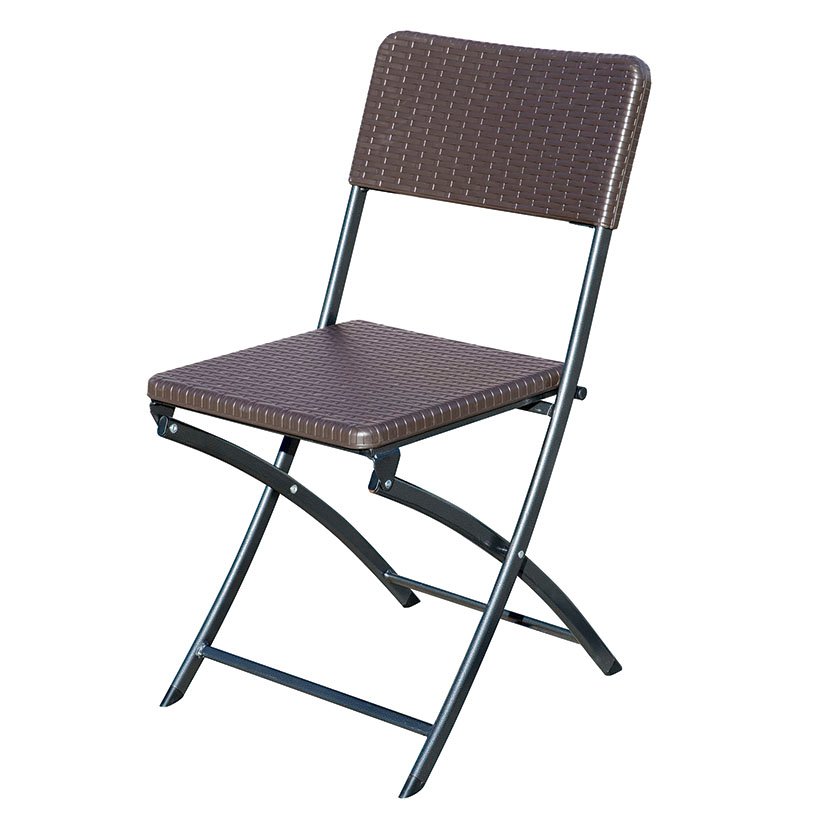 SILLA Polietileno RATAN Plegable (2 Uds) mobiliario camping