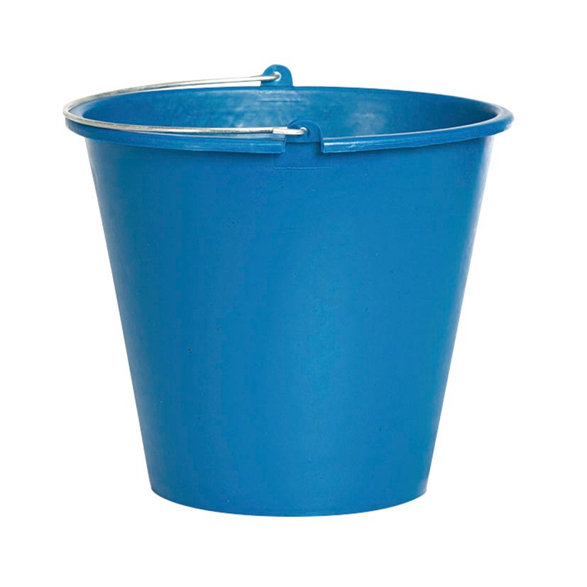 CUBO GOMA CON ASA 8 Litros limpieza