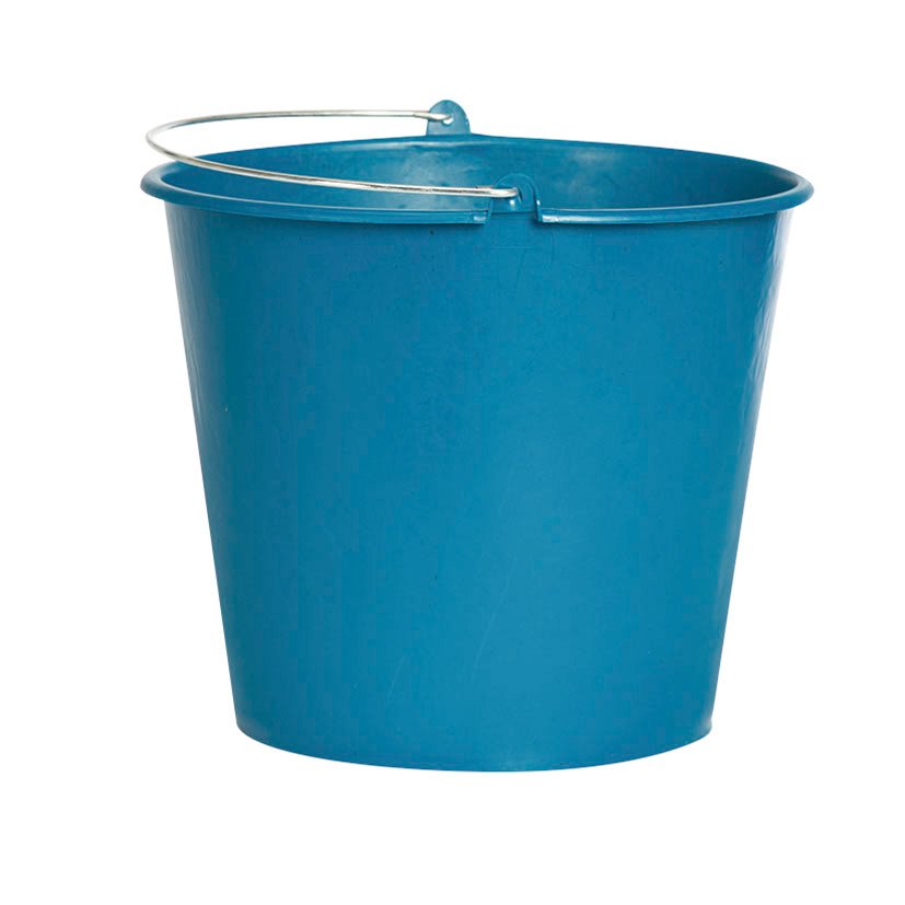 CUBO GOMA CON ASA 12 Litros limpieza