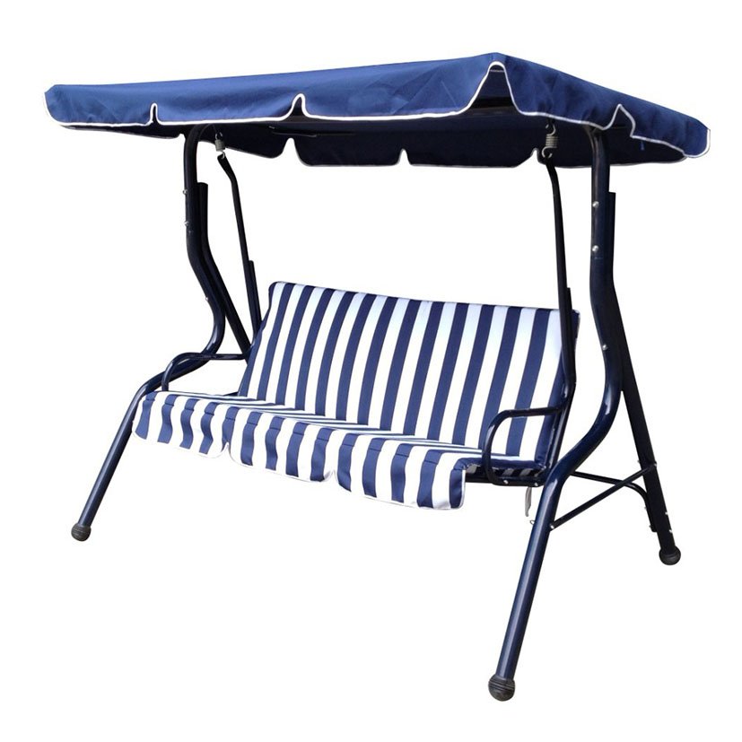 Balancin 3 Plazas 170X 110X153 170X110X153 19 Mm Azul