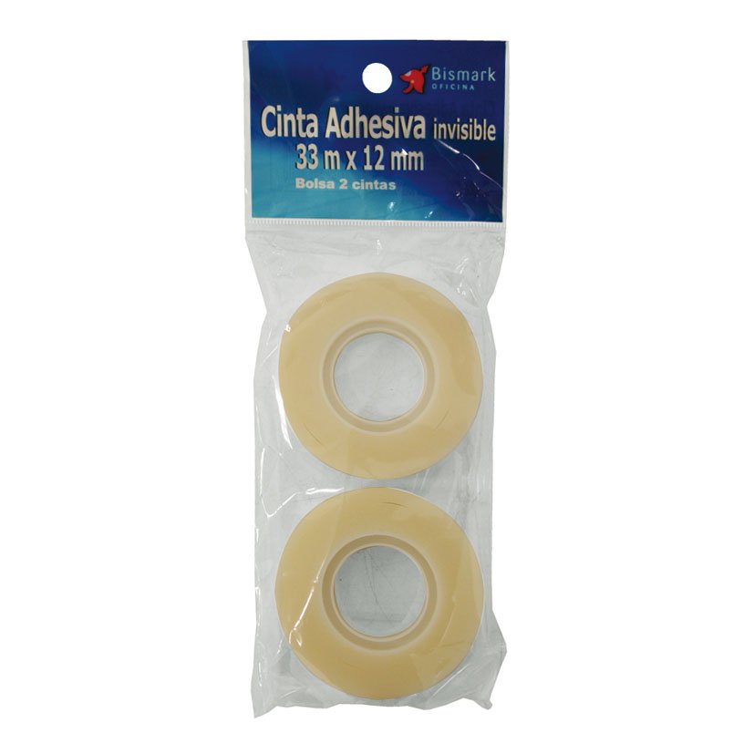 Recamb 2 UD CINTA Adhesiva TRANS 33X12 MM 33X12 MM 33 M material oficina