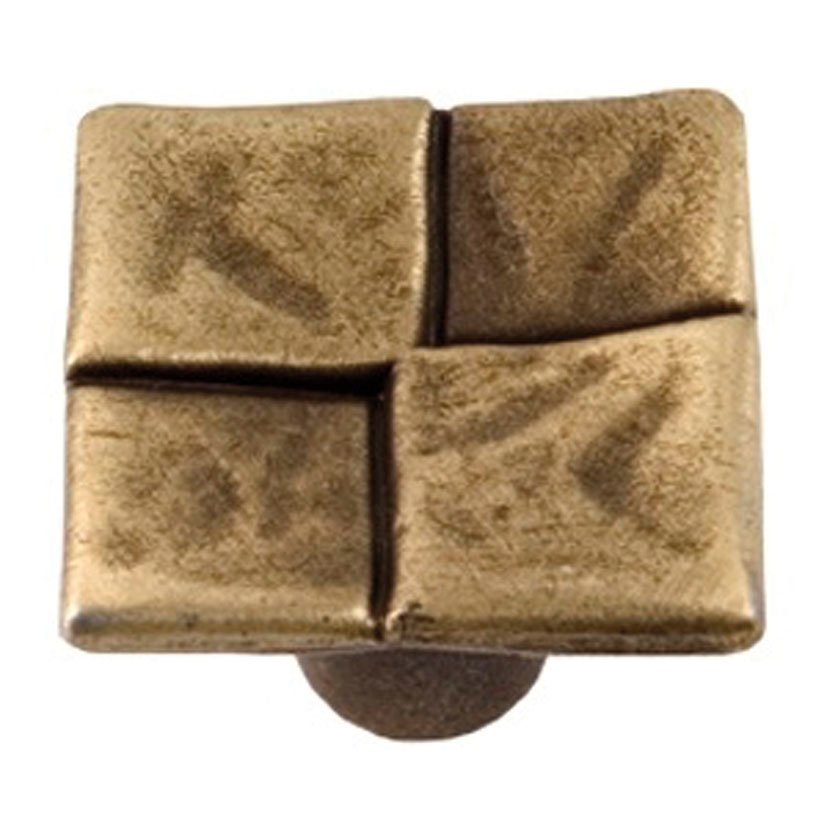 POMO 33 MM CUADROS CUERO MATE