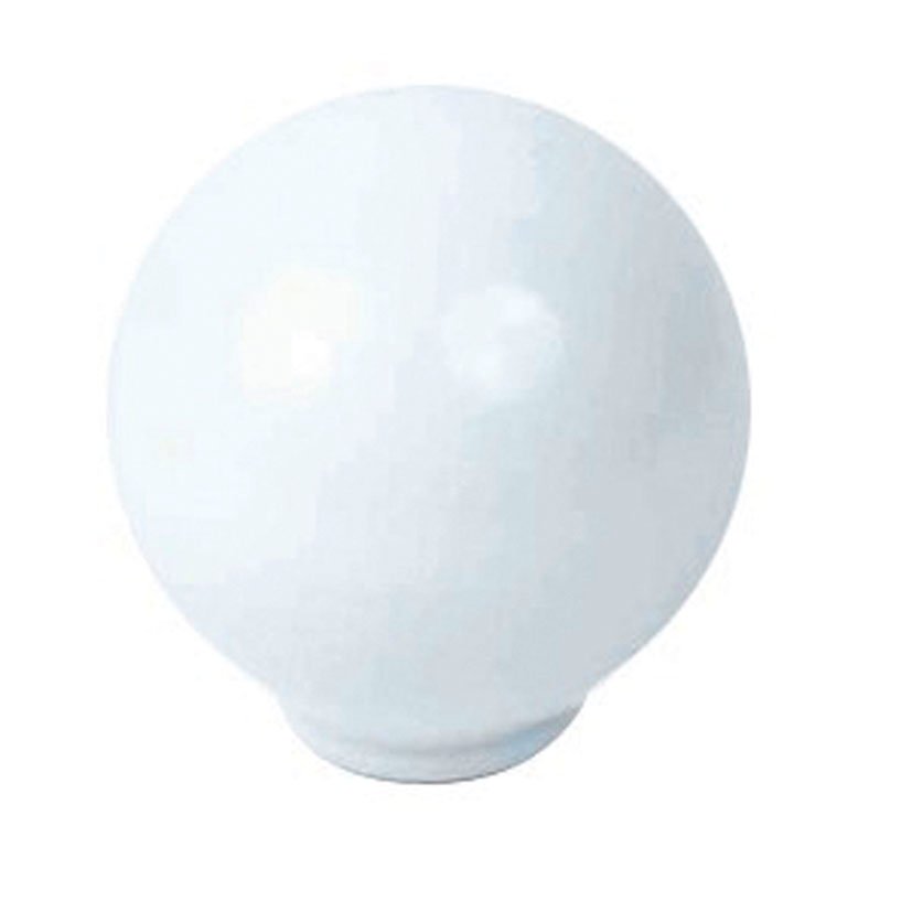POMO BOLA ABS 29 MM BLANCO BRILLO