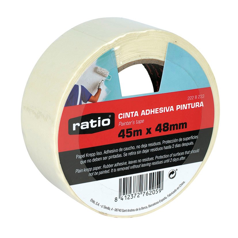 CINTA ADHESIVA KREPP LISO 48MMX45M