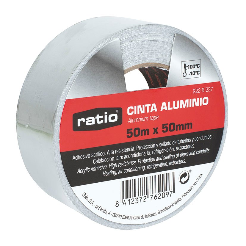 CINTA ADHESIVA DE ALUMINIO 50MMX50M
