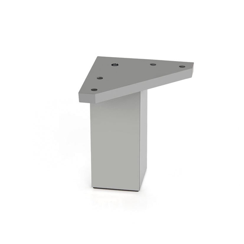 PATA CUADR ABS 40XH60 MM ALUMI MATE Nesu 40X60 Mm fija regulabl aluminio