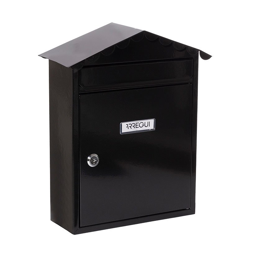 Buzón MOD VISIT NEGRO 26X9XH36 CM Arregui 26X9X36 Cm buzon exterior