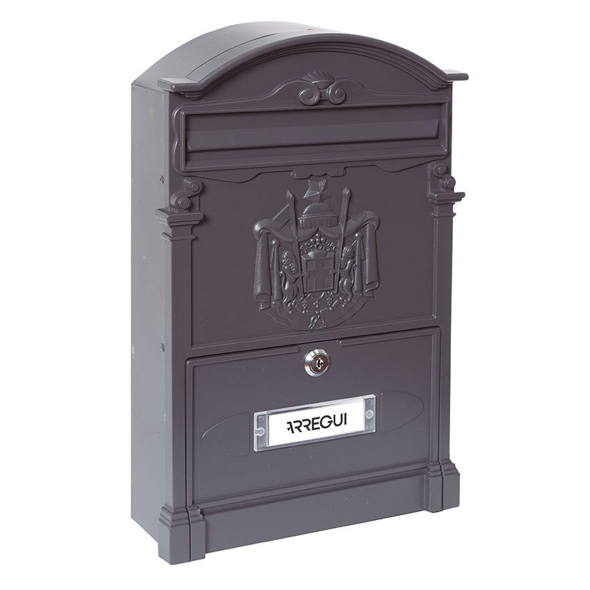 Buzón Aluminio RES 26X9XH42 CM Grafito Arregui 26X9X42 Cm buzon exterior