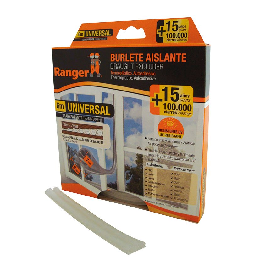 Burlete Universal 9 MM X 6 M Transpar Miarco Transparente burlet