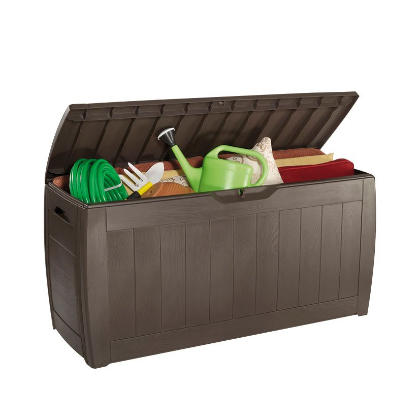 Arcón Hollywood 270 L Marron Keter 117X45X57 Cm Marrón baúl arcon