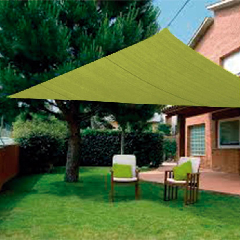TOLDO VELA IMPERM. 3,6X 3,6X3.6M.VDE CLR