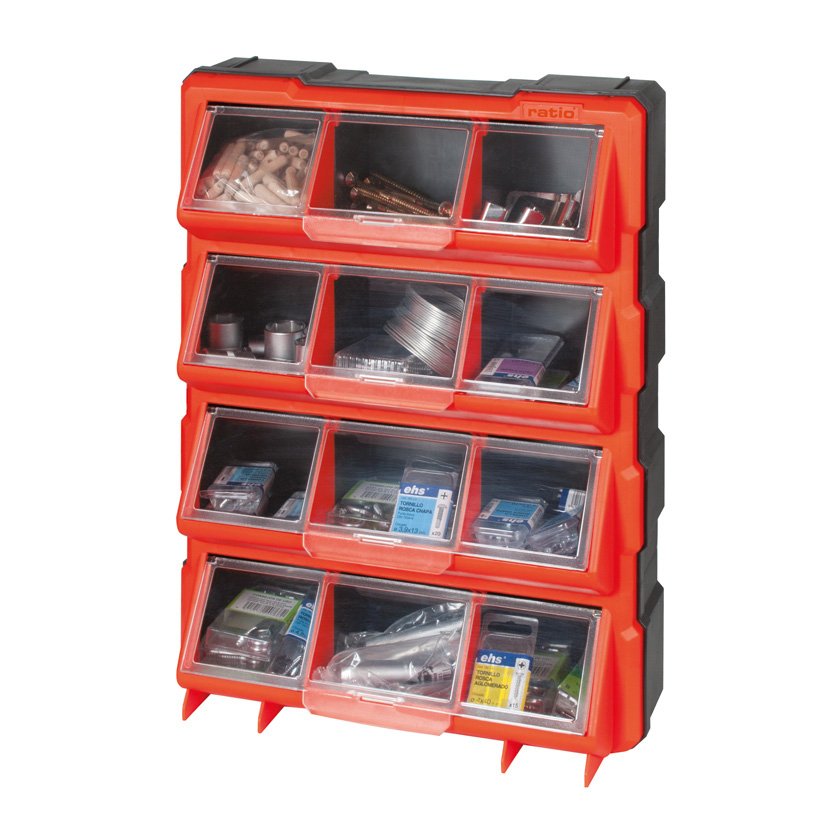 Modulo Clasificador 12 Compartim RATIO 36X12X46 Cm herramienta