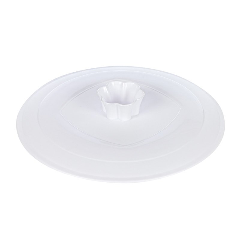 TAPA GIRATORTILLAS 28 CM. BLANCA