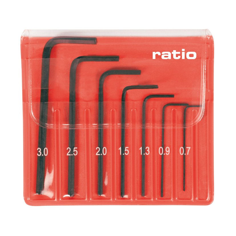 Llaves ALLEN Juego 7 (0,7-3 Mm) Precis RATI RATIO 3 MM 0 Mm vaso