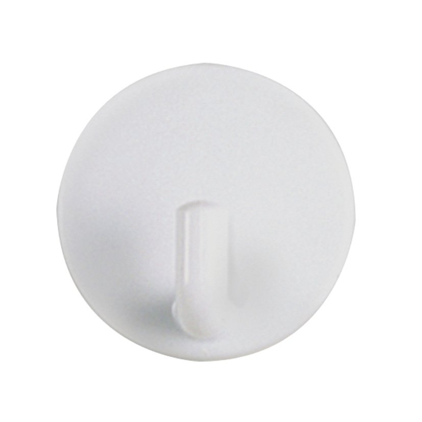 Colgador PLAST Redondo BL 2 UNID Inofix 35X21 Mm gancho adhesivo