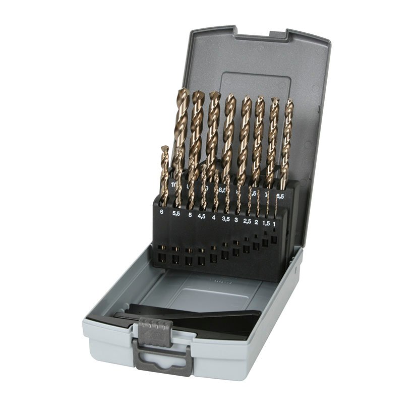 Brocas para METAL Hss-co Juego 19 RATIO 10X0 50 Mm