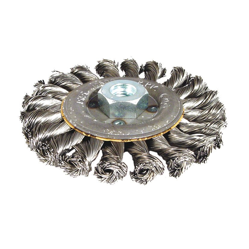 Cepillo Circular ACERO TRENZ 115 MM RATIO 115 MM abrasivo electroportatil