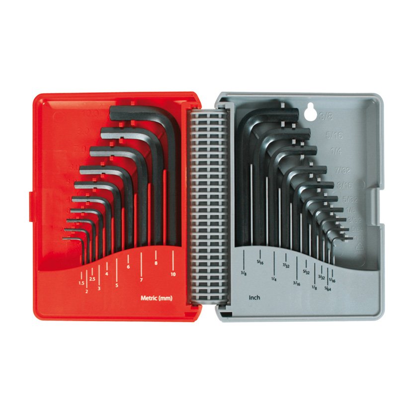 Llaves ALLEN Juego 20 (metrico/pulgada)rat RATIO 10 Mm vaso