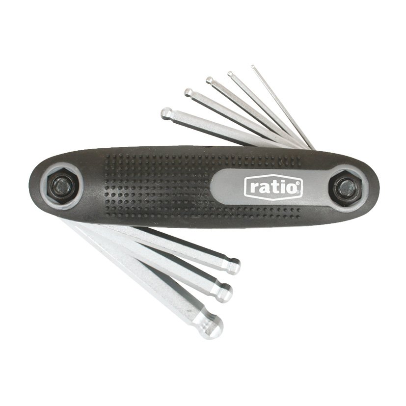 Llaves ALLEN BOLA Juego 8 NAVAJ RATIO 8 Mm vaso