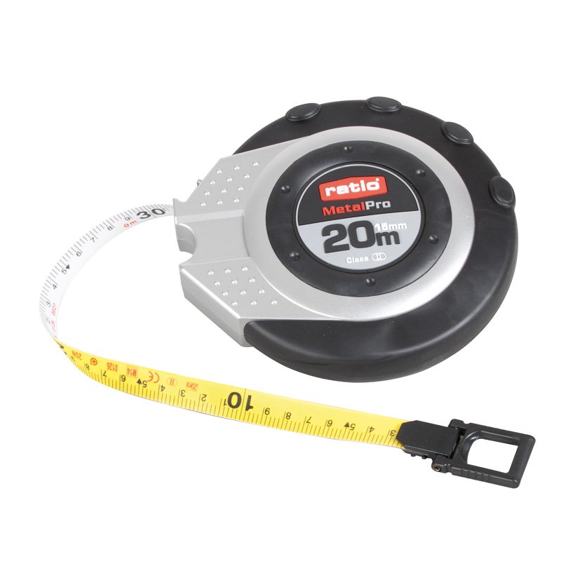 CINTA Metrica 20 MTS RATIO 15 Mm métrica flexómetro