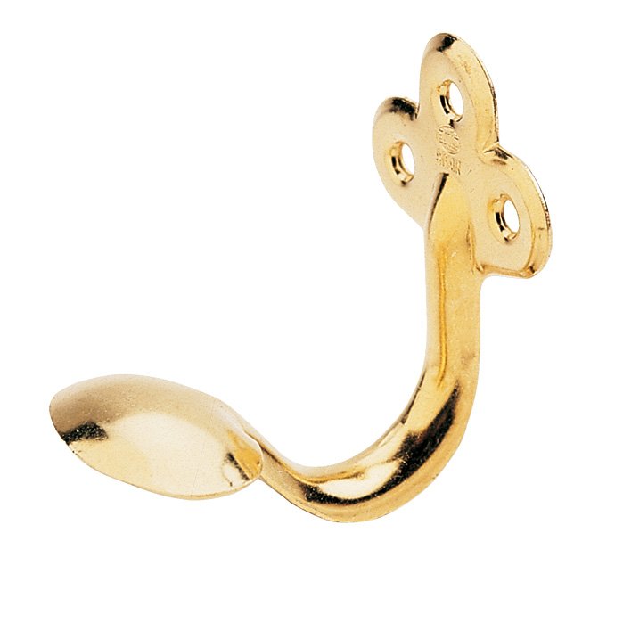 Percha Estampada Hº Latonado Nº2 perchero colgador latón