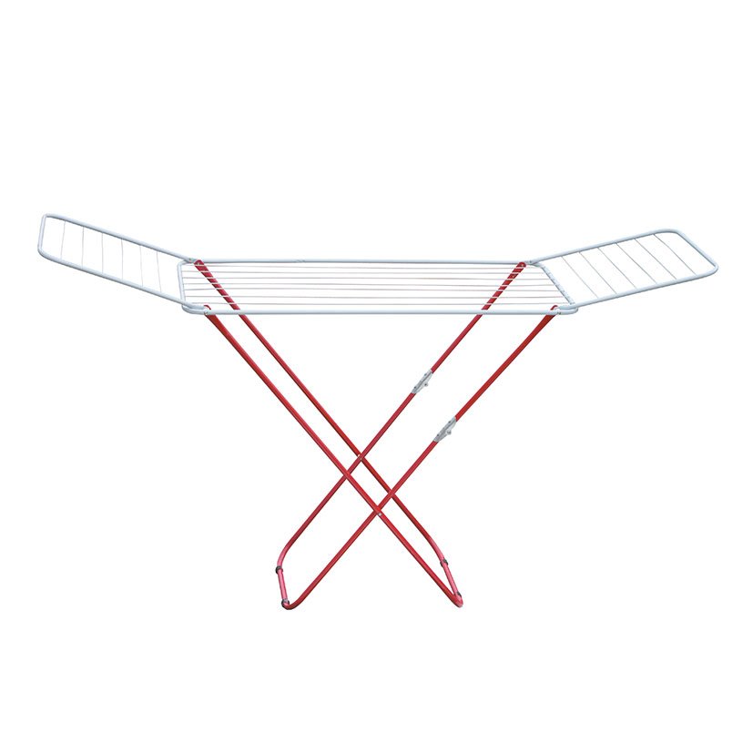 Tendedero Plegable TUBO C/alas 18M Habitex 182X55X100 Cm Gris