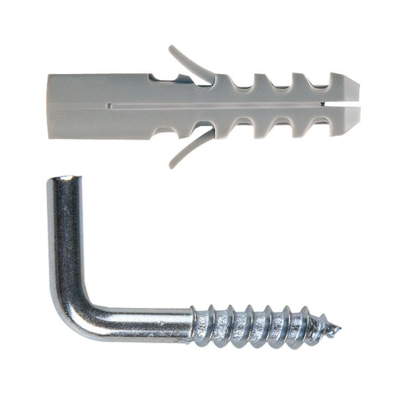 TACO DE 6 Y Alcayata 20X60 CINC 4U EHS 20X60 Mm anclaje