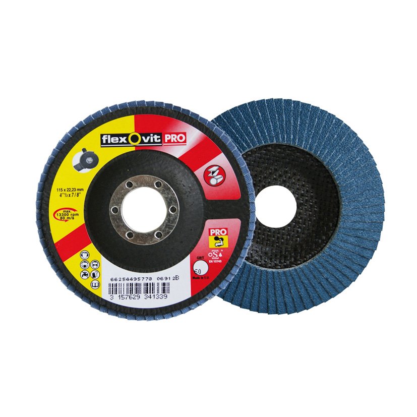 DISCO LAMIN Zircon 115 Flexovit PRO P80 115 Mm abrasivo pulir