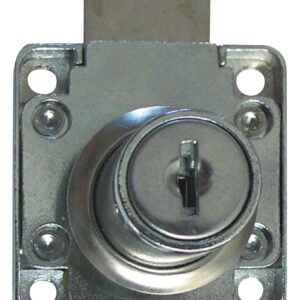 CERRADURA MUEBLES. 32m. CROMO BRILLO.