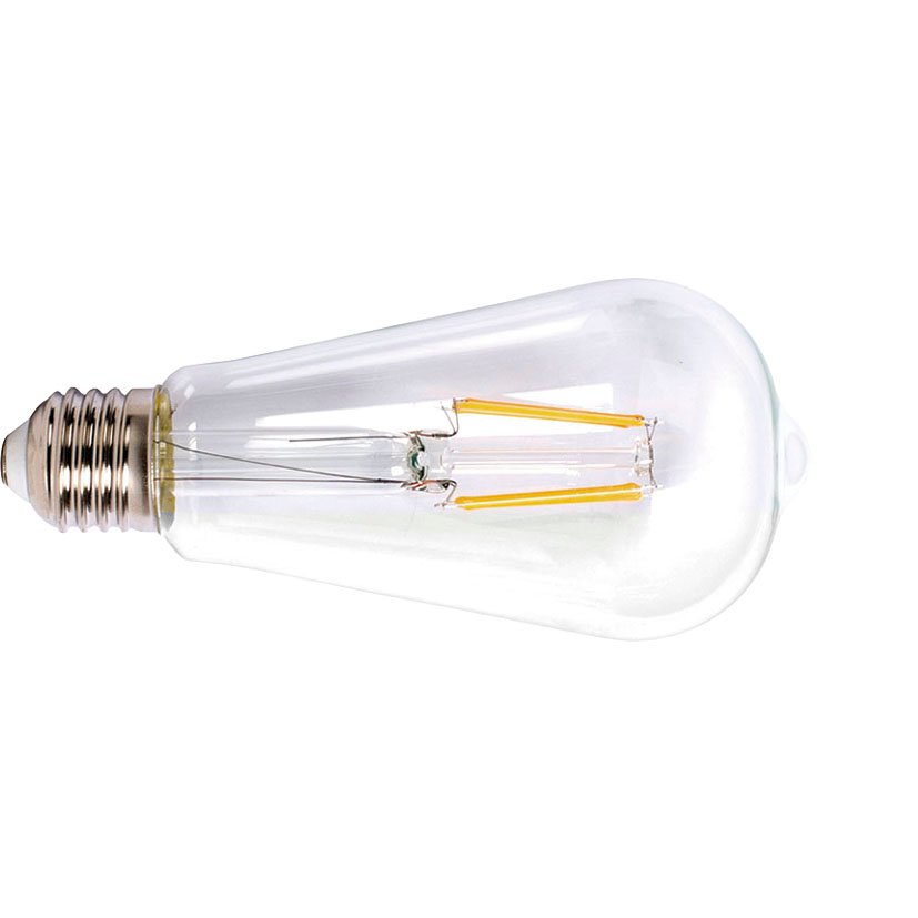 LAMP.LED FILAM.ST64  E27 8W 2700K TRANSP