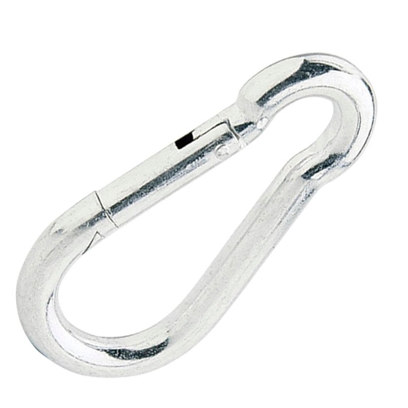 Mosqueton Bombero Cincado 100 MM EHS Galvanizado cadena