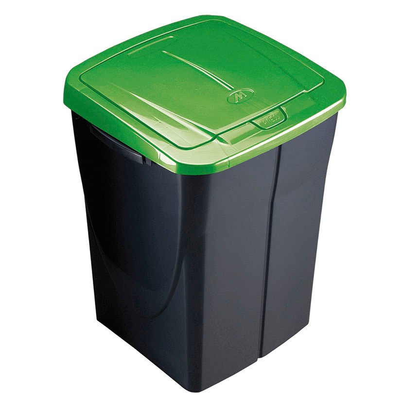 CUBO ECOBIN 45L. CON TAPA VERDE