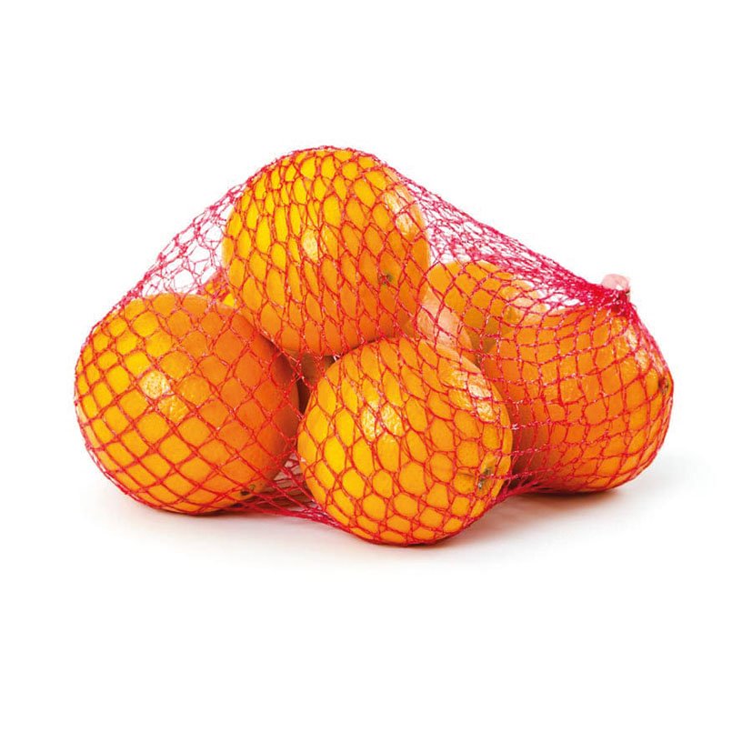 MALLA TUBULAR ENVASADO ROJA.25 M.