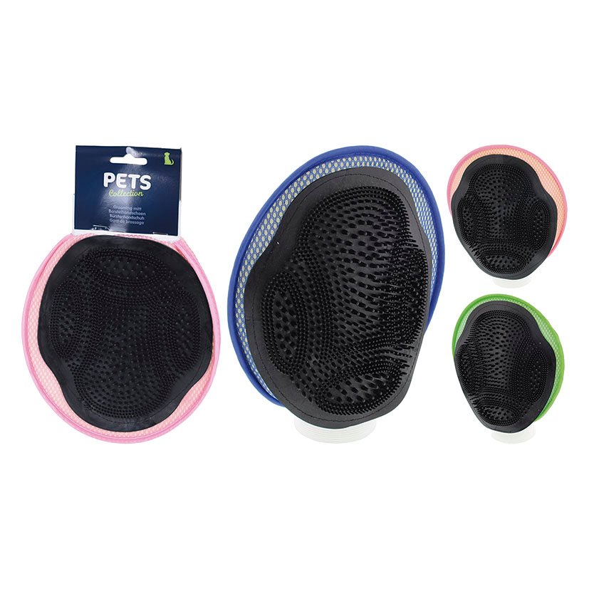 Guante Cepillado PERRO COL Surtidos 8X8 7 Cm mascota