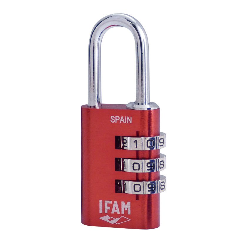 Candado COL COMBI30 ROJO Ifam 30 Mm aluminio