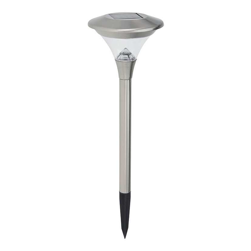 ESTACA LED SOLAR INOX Ø 14XH47CM