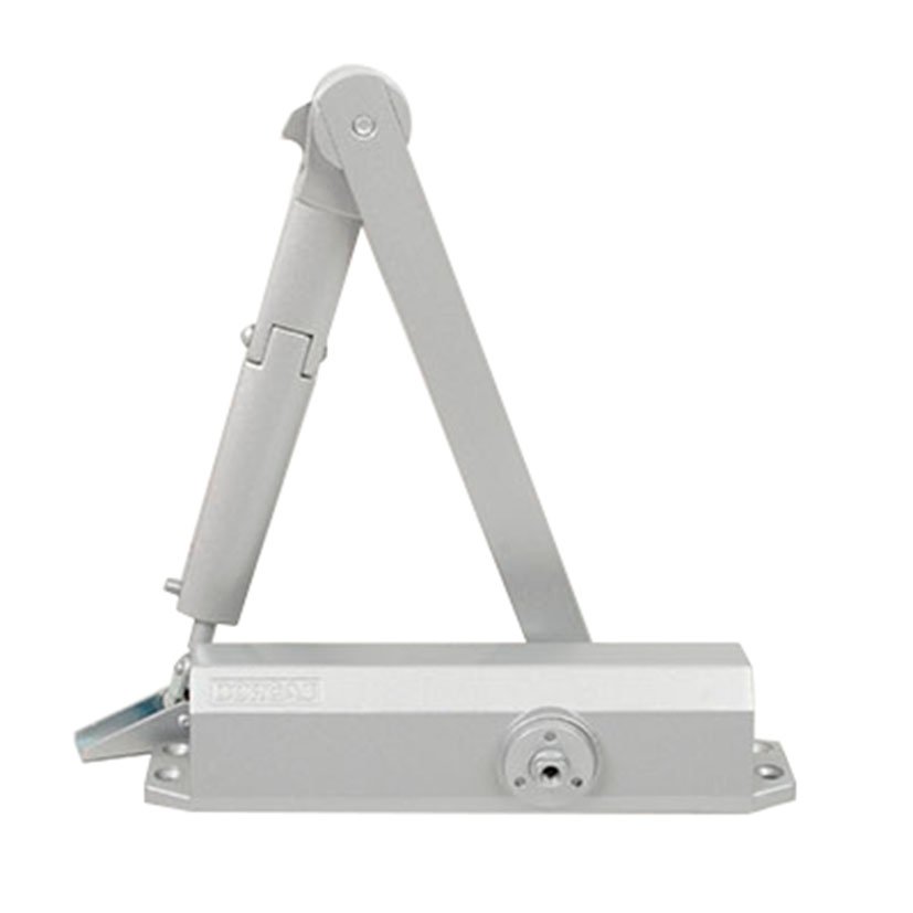 CIERRAPUERTAS DC2 EN 2-4 PLATA RETENEDOR