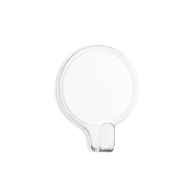 Colgador Adhesivo Transpar 2 UNI Inofix Transparente gancho